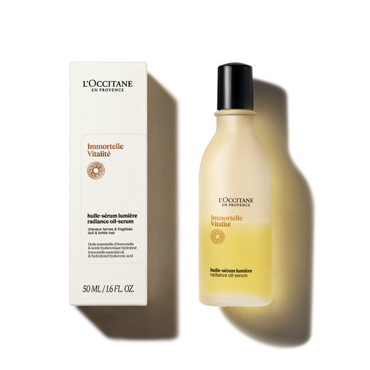 LOCCITANE Immortelle Vitalité Radiance Hair Oil Serum, 50ml