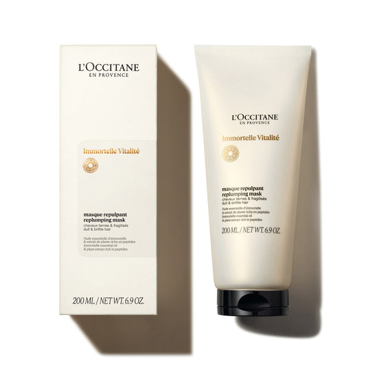 LOCCITANE Immortelle Vitalité Plumping Hair Mask, 200ml