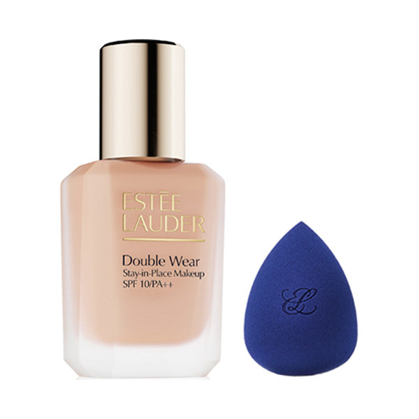 Estee Lauder Double Wear Stay-in-Place Makeup N 30ml Set with Sponge (Cool Bone)