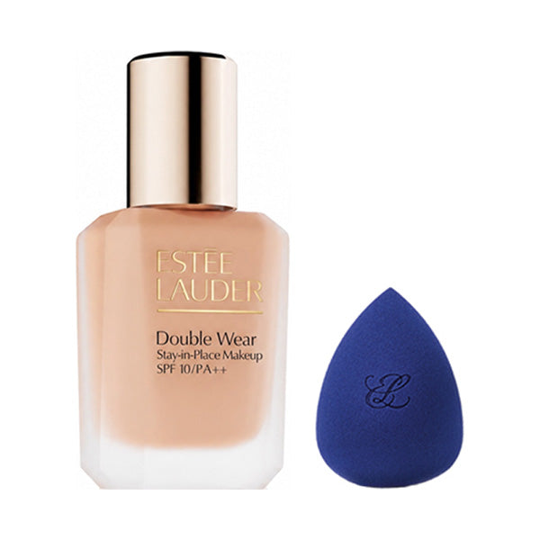 Estee Lauder Double Wear Stay-in-Place Makeup N 30ml Set with Sponge (Ecru)