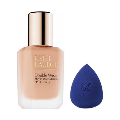 Estee Lauder Double Wear Stay-in-Place Makeup N 30ml Set with Sponge (Ecru)