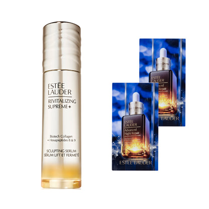 Estee Lauder @cosme Exclusive Supreme+ ST Serum Holiday Gift, 50ml, 1.5ml x 2