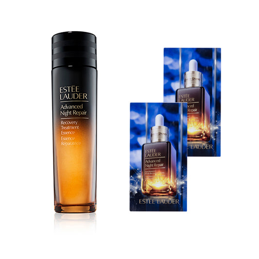 Estee Lauder @cosme Exclusive Advanced Night Repair Treatment Essence Lotion Holiday Gift, 100ml, 1.5ml x 2
