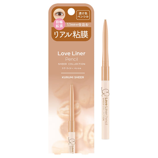 msh Love Liner Cream Fit Pencil R Ultra-Fine Eyeliner (Walnut Sheer)