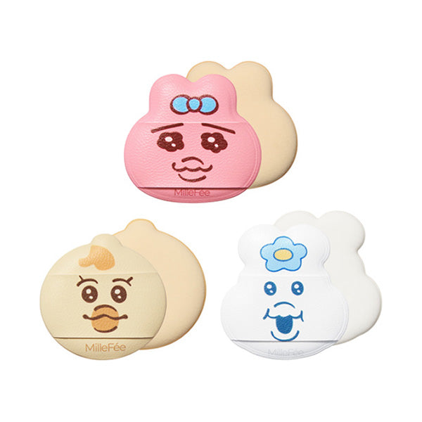 MilleFee Finger Puff (P05 Opanchu, Npochamu & Kimimaro), Set of 3