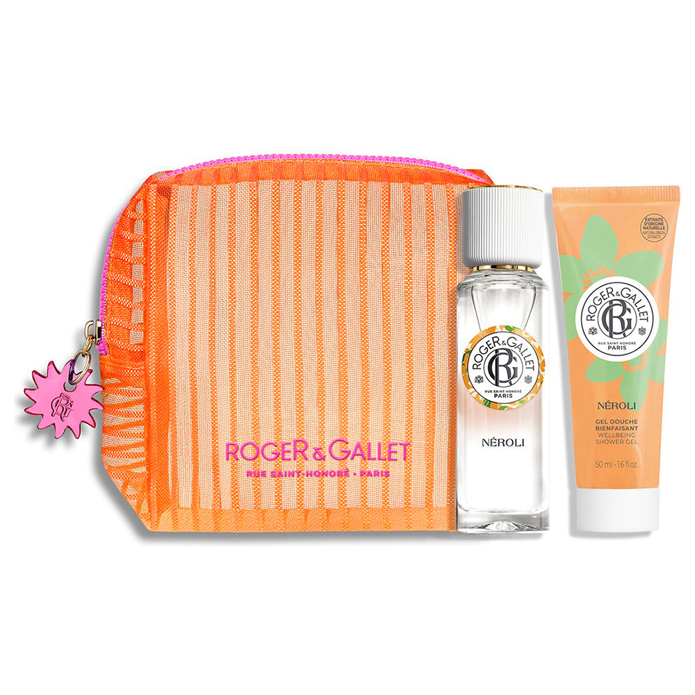 ROGER&GALLET Eau Parfumée Set with Pouch (Neroli), 30ml, 50ml