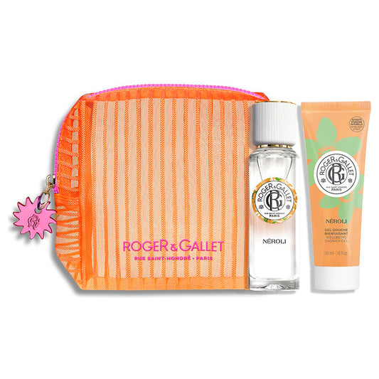 ROGER&GALLET Eau Parfumée Set with Pouch (Neroli), 30ml, 50ml