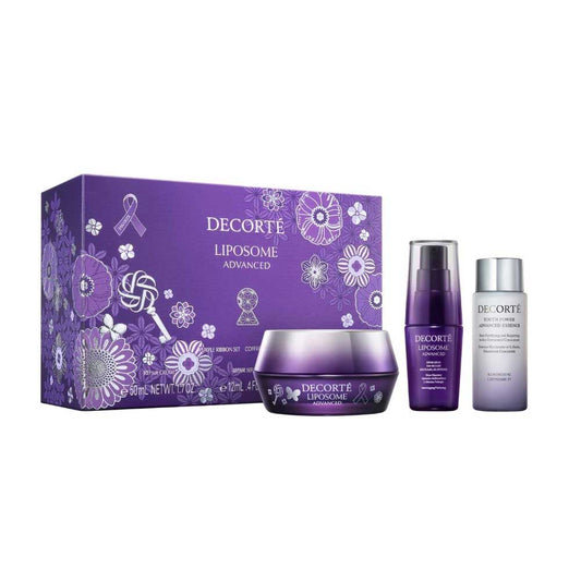 COSME DECORTE Liposome Advanced Repair Cream Purple Ribbon Set 2026, 50g, 12ml, 30ml