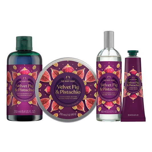 THE BODY SHOP Body Care Collection (Fig & Pistachio), 250ml, 200ml, 30ml, 100ml