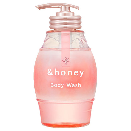 &honey Melty Bouncy Gel Body Wash (Peach & Pear Honey), 500ml