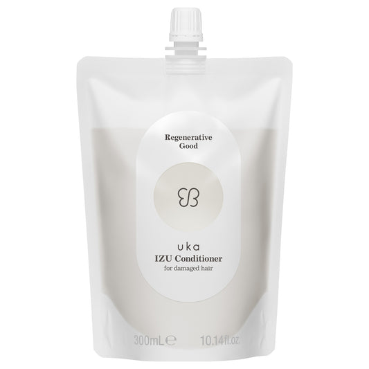 uka IZU Conditioner for Damaged Hair Refill (Woody Rose), 300ml