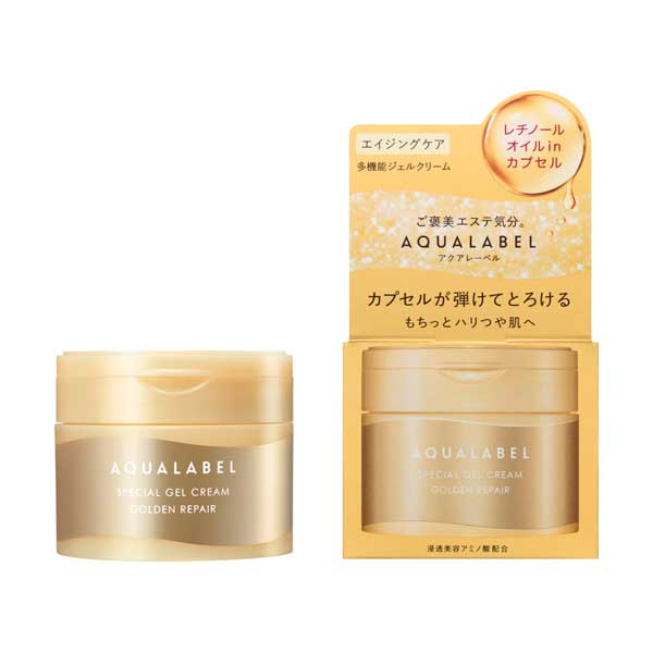 AQUALABEL Special Gel Cream EX Golden Repair (Herbal Rose), 90g