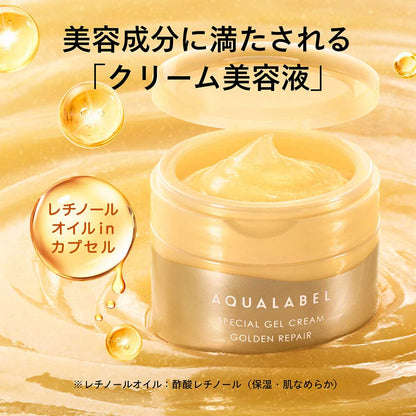 AQUALABEL Special Gel Cream EX Golden Repair (Herbal Rose), 90g