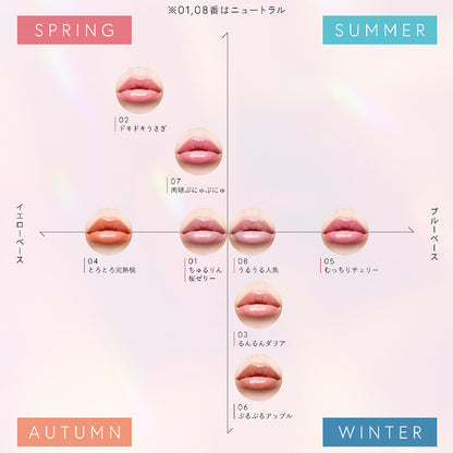 VISEE Nenmaku Fake Lip Plumper (06 Juicy Apple, Vanilla Mint)