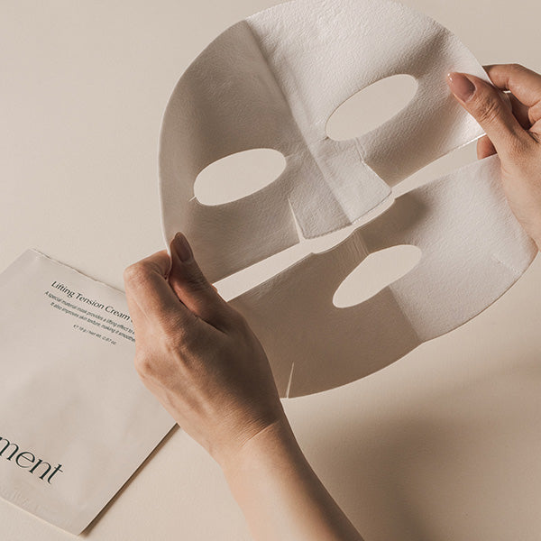slowment Lifting Tension Cream Coating Mask, 5 Sheets