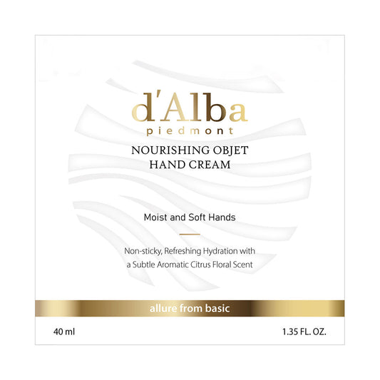 d'Alba Objet Hand Cream (Aromatic Citrus Floral), 40ml