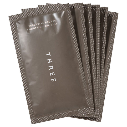 THREE Essential Scents Smoothing Oil Salt MN Limited Edition, 6 x 40g