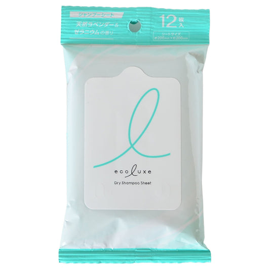 ecoluxe Dry Shampoo Sheets, 12 Sheets