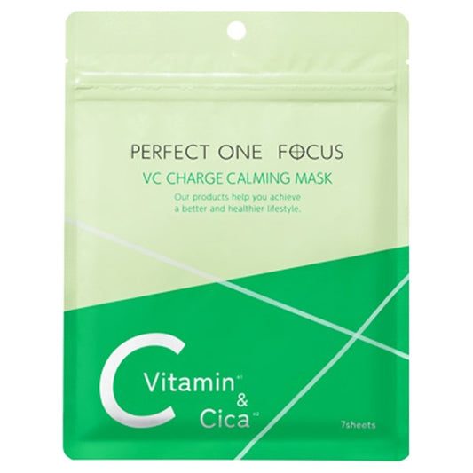 Perfect One Focus VC Charge Calming Mask (Lime & Orange), 7 Sheets