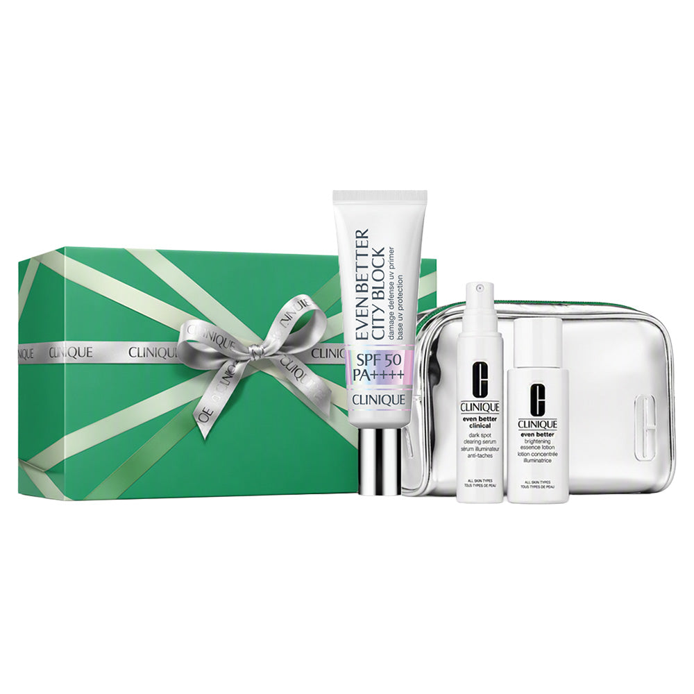 CLINIQUE Even Better Base Makeup Set with Even Better City Block Multi Defense 50