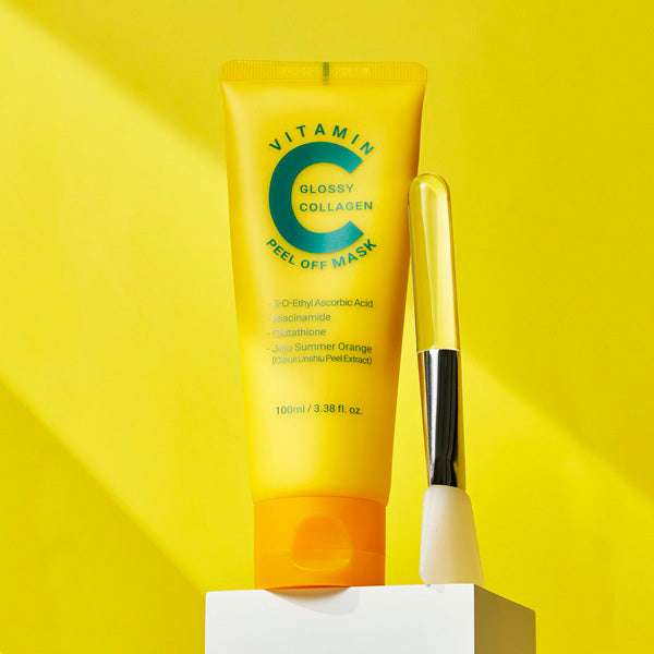 Vitamin C Glossy Collagen Peel-Off Mask (Jeju Tangerine), 100ml