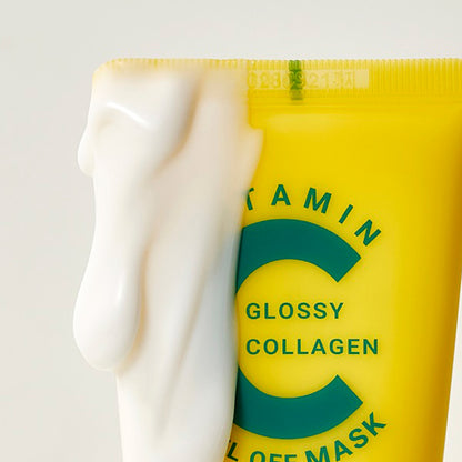 Vitamin C Glossy Collagen Peel-Off Mask (Jeju Tangerine), 100ml