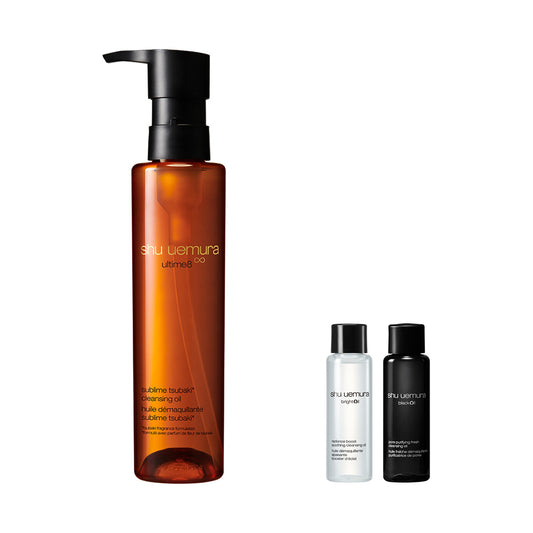 shu uemura Ultime8∞ Autumn Campaign Trial Kit Limited Edition, 150ml, 15ml, 15ml