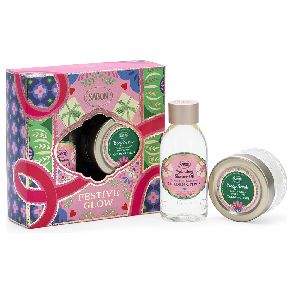 SABON Bath Time Gift (Golden Citrus), 100ml, 60g