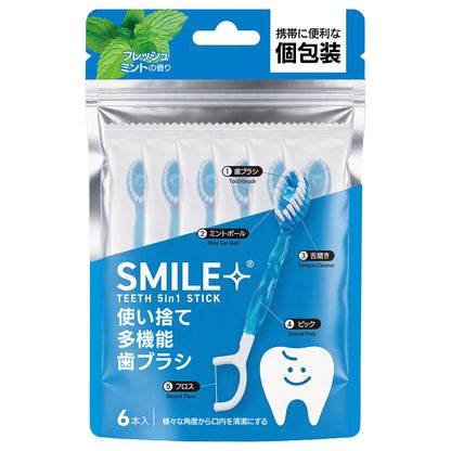 Smile Plus Whitening Teeth Sticks, 6 Sticks
