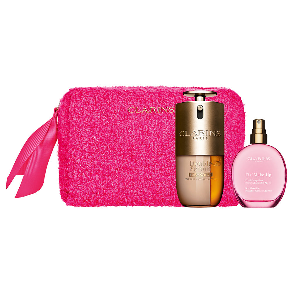 CLARINS Double Serum Foundation Holiday Set, 30ml, 15ml
