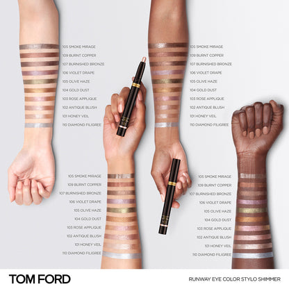 Tom Ford Beauty Runway Eye Color Stylo Shimmer (102 Antique Blush)