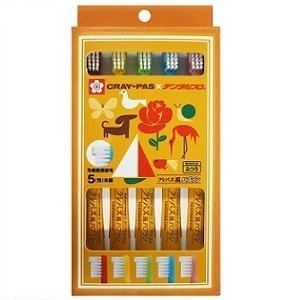 DENTALPRO Craypas Style Toothbrush 5-Pack