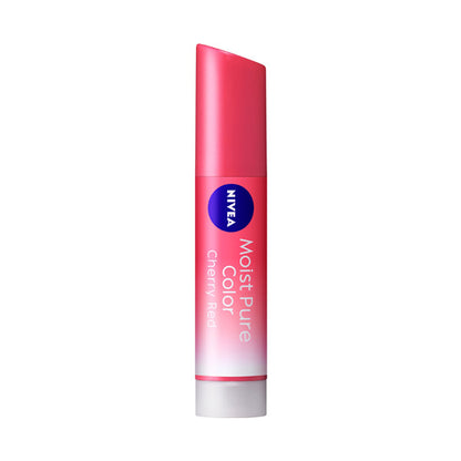 NIVEA Moist Pure Color, SPF20 PA++, Cherry Red, 3.5g