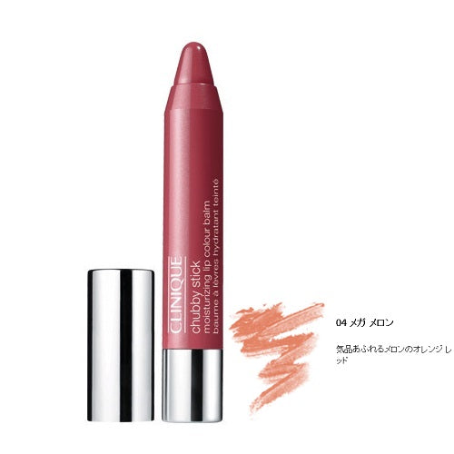 CLINIQUE Chubby Stick Moisturizing Lip Color Balm, 04 Mega Melon, 3g