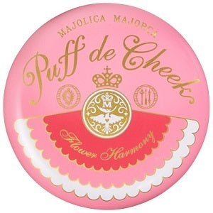 MAJOLICA MAJORCA Puff de Cheek (Flower Harmony), PK302 (Strawberry Mix), 5.8g