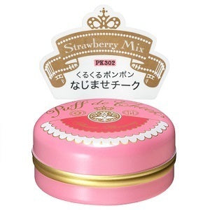 MAJOLICA MAJORCA Puff de Cheek (Flower Harmony), PK302 (Strawberry Mix), 5.8g