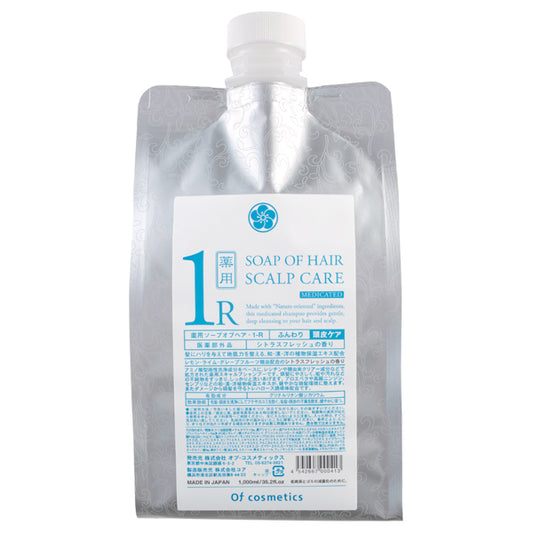 Of cosmetics Medicated Soap Of Hair 1-R Eco Size (Citrus Fresh Scent), 1000ml