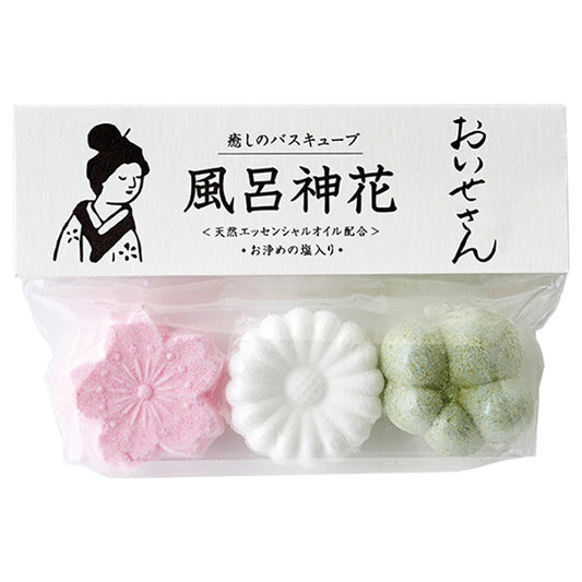 Oise-san Bath Shinka Bath Cube, 30g x 2, 20g x 1
