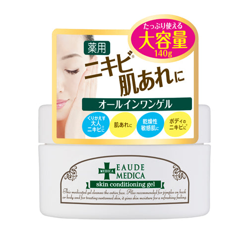 Jeuneforce by MOMOTANI JUNTENKAN Eau de Medica Medicated Skin Conditioning Gel, 140g