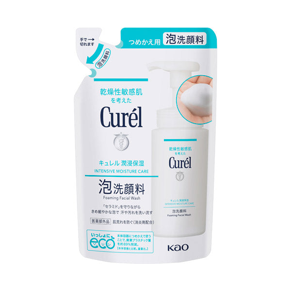 curel Moisturizing foam cleanser, Refill, 130ml