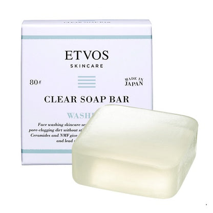 ETVOS Ceramide Skin Care Clear Soap Bar, 80g