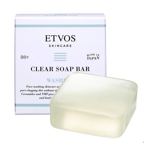 ETVOS Ceramide Skin Care Clear Soap Bar, 80g