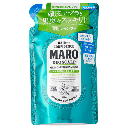 MARO Medicated Deo Scalp Shampoo Refill, 480ml