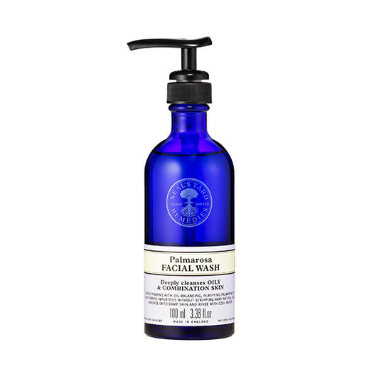 Palmarosa Facial Wash (gel cleanser), 100ml