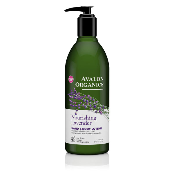 Avalon Organics Hand & Body Lotion LA Lavender, 340g
