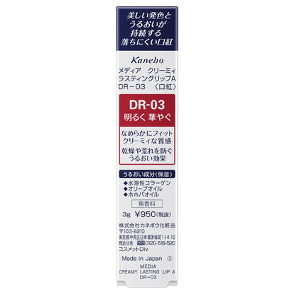media Creamy Lasting Lip A, DR-03, 3g