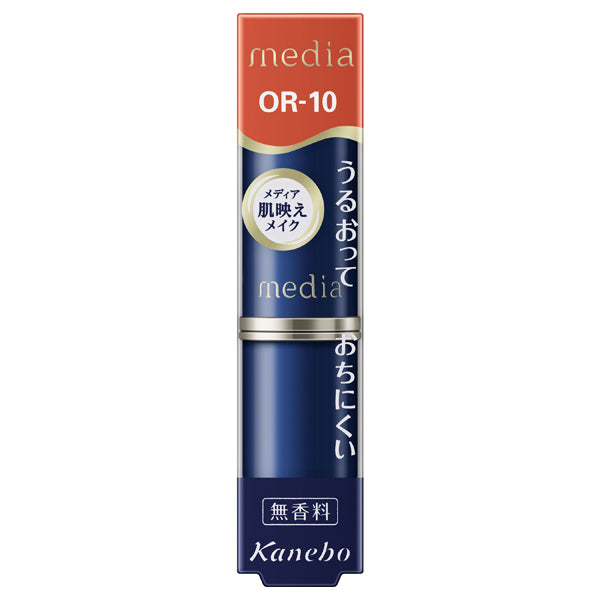 media Creamy Lasting Lip A, OR-10, 3g, Fragrance-free