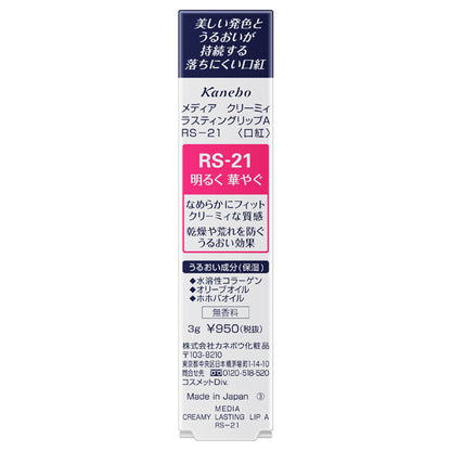 media Creamy Lasting Lip A, RS-21, 3g