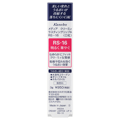 media Creamy Lasting Lip A, RS-16, 3g