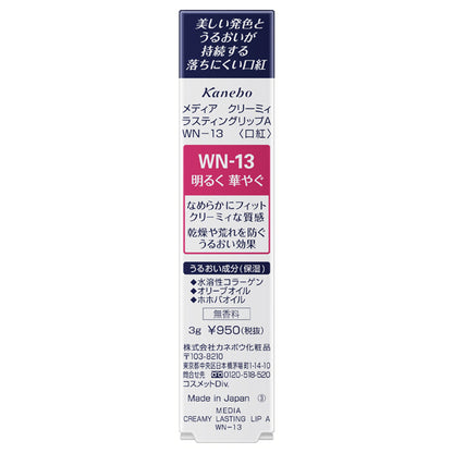media Creamy Lasting Lip A, WN-13, 3g